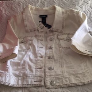 White Jean Jacket